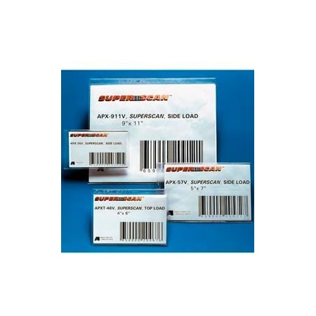 AIGNER INDEX Label Holders, 4" x 6", Clear, Full Magnetic (50 pcs/pkg) SSM46